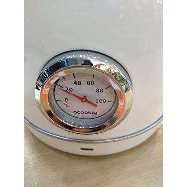 Ấm bình đun nước điện siêu tốc Retro oCooker có đo nhiệt độ