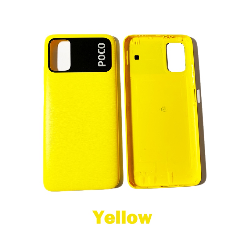 Mặt Lưng Điện Thoại Bằng Kính Thay Thế Chuyên Dụng Cho Xiaomi Poco M3
