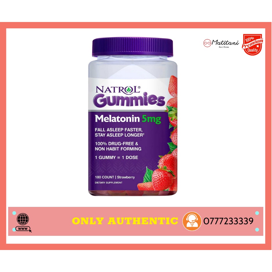 Kẹo dẻo hỗ trợ giấc ngủ Natrol Melatonin