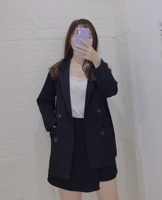 Blazer 4 khuy Đen | BigBuy360 - bigbuy360.vn