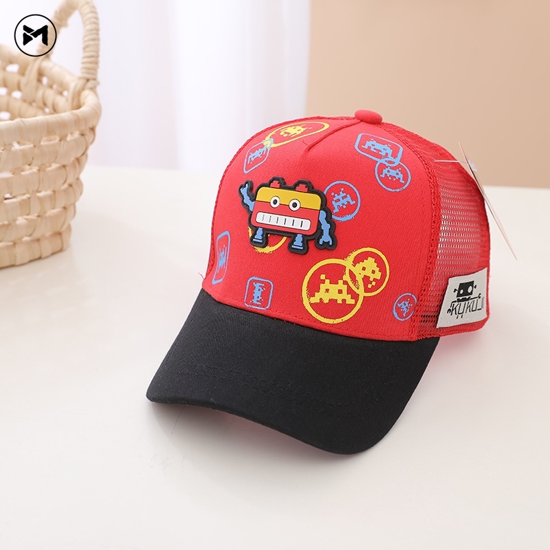 Nón Lưỡi Trai Phối Lưới Thoáng Khí Thời Trang Cho Bé