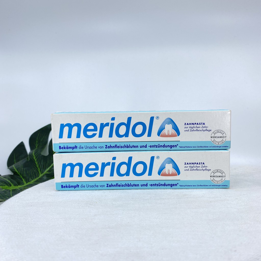 Kem đánh răng Meridol 75ml giúp trắng răng thơm miệng