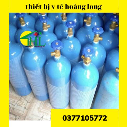 Bình Oxy Y Tế, Bình Thở Oxy Các Loại 5 lit, 8 lít, 40 Lít Đã Đầy Khí Oxy Nguyên Chất 99% Chỉ Hoả Tốc Nội Thành