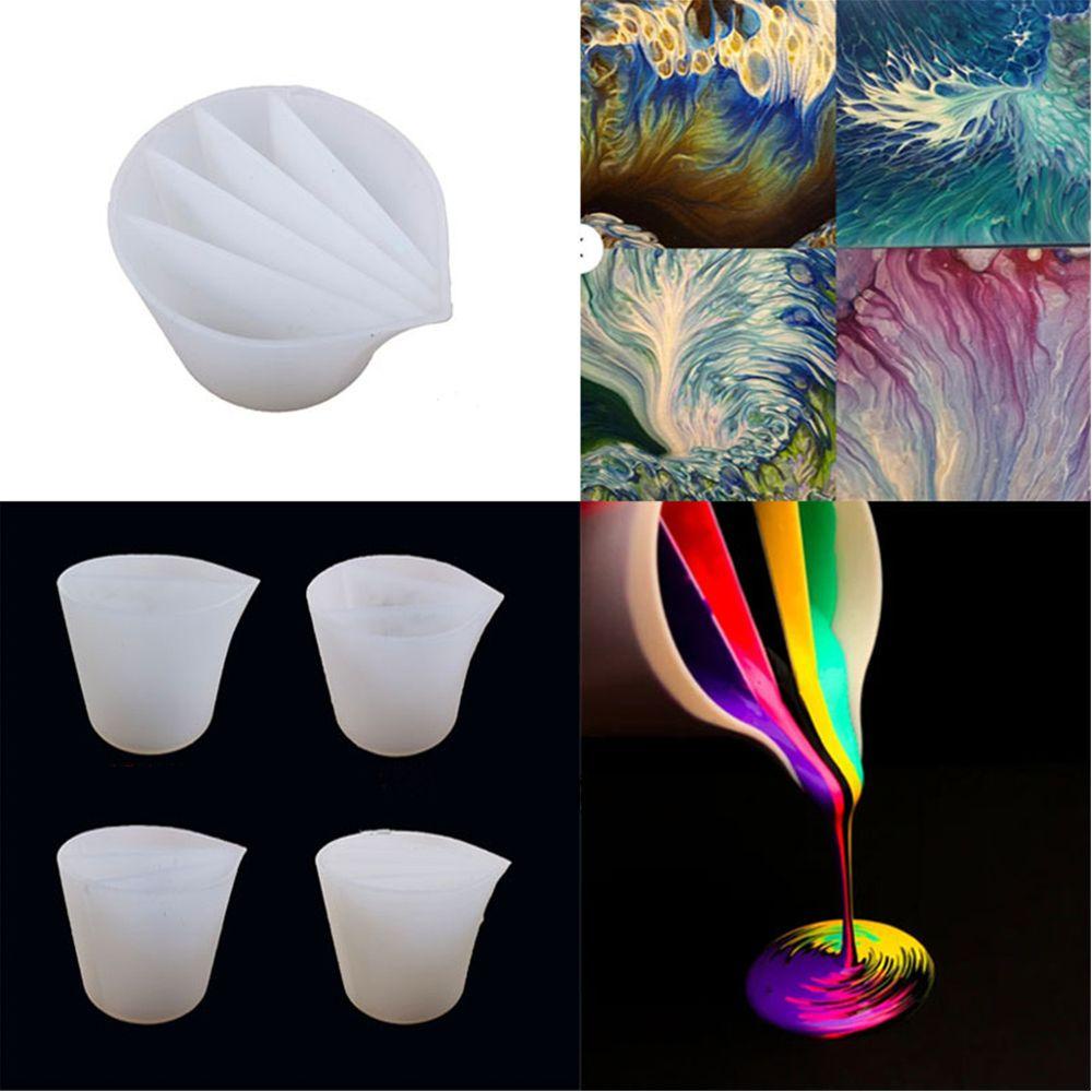 YNATURAL Cốc Đo Lường Làm Trang Sức Bằng Nhựa Resin DIY