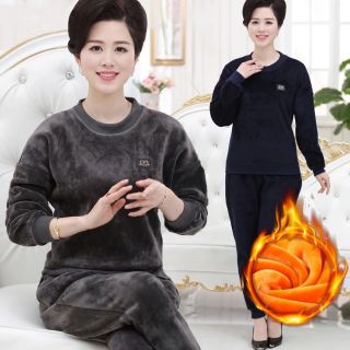 Bộ nhung trung niên lót nỉ