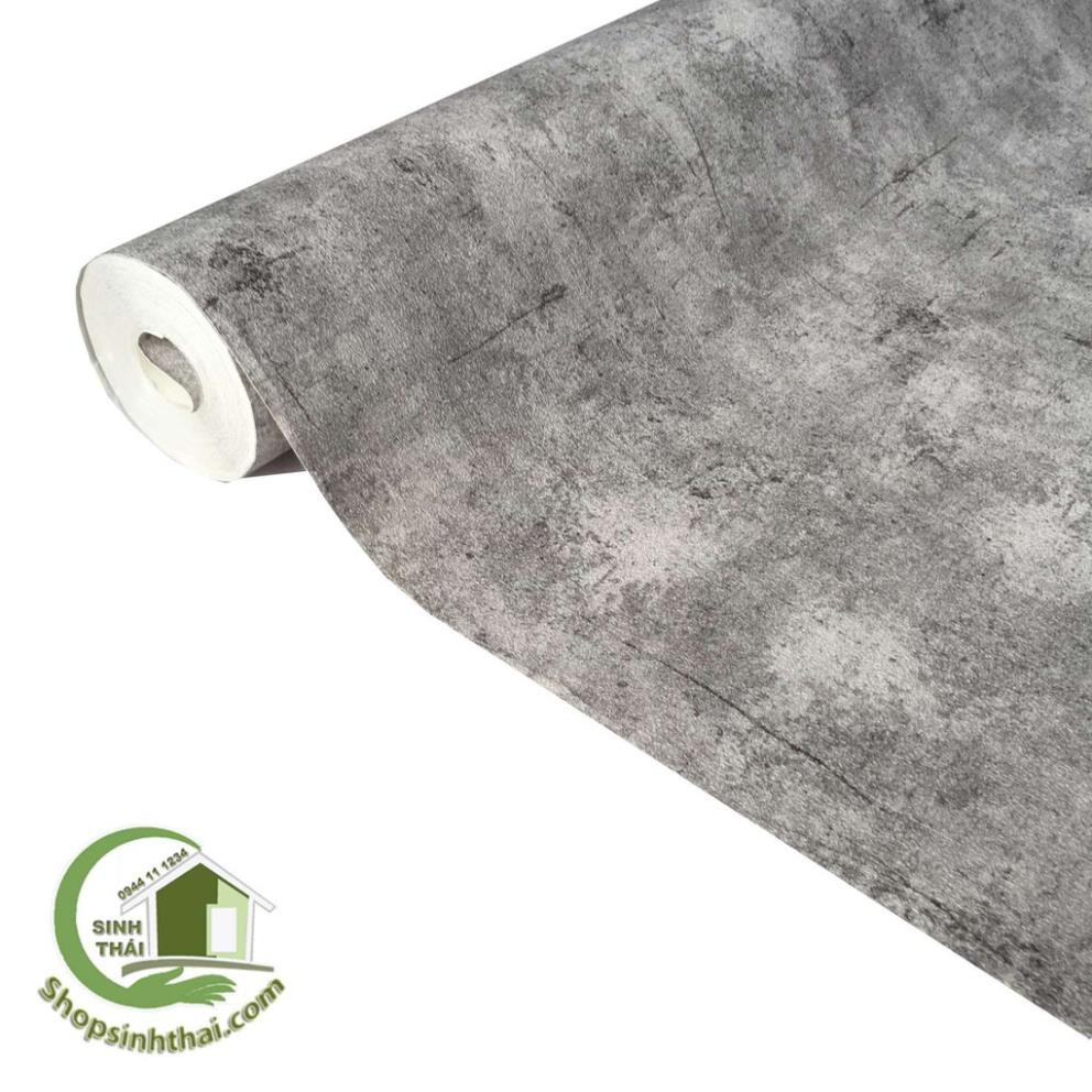 giấy dán tường xi măng bê tông không phủ keo