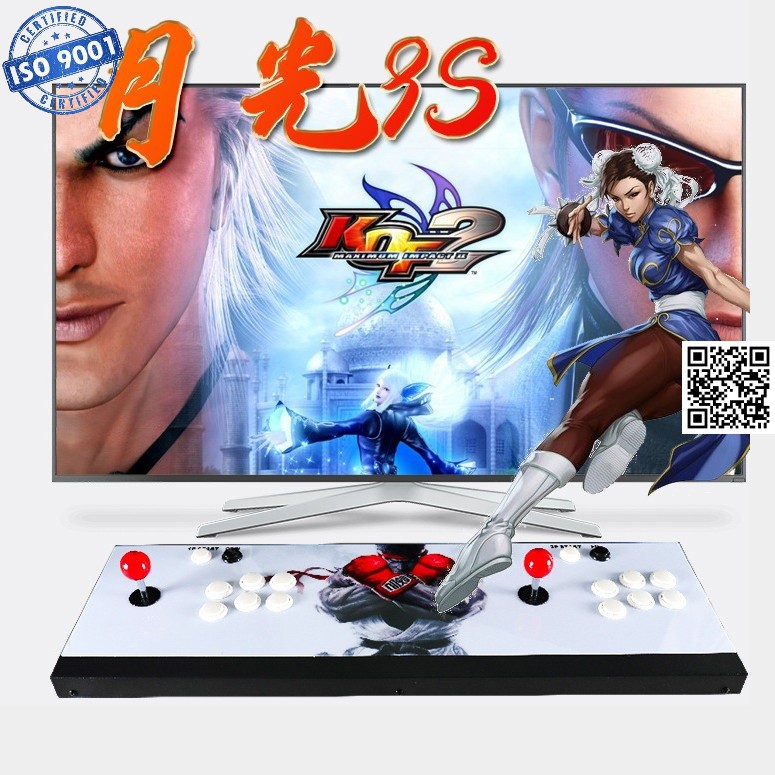 1690 Máy game thùng đôi tích hợp sẵn trò chơi NEOGEO thùng thẻ MAME Arcade