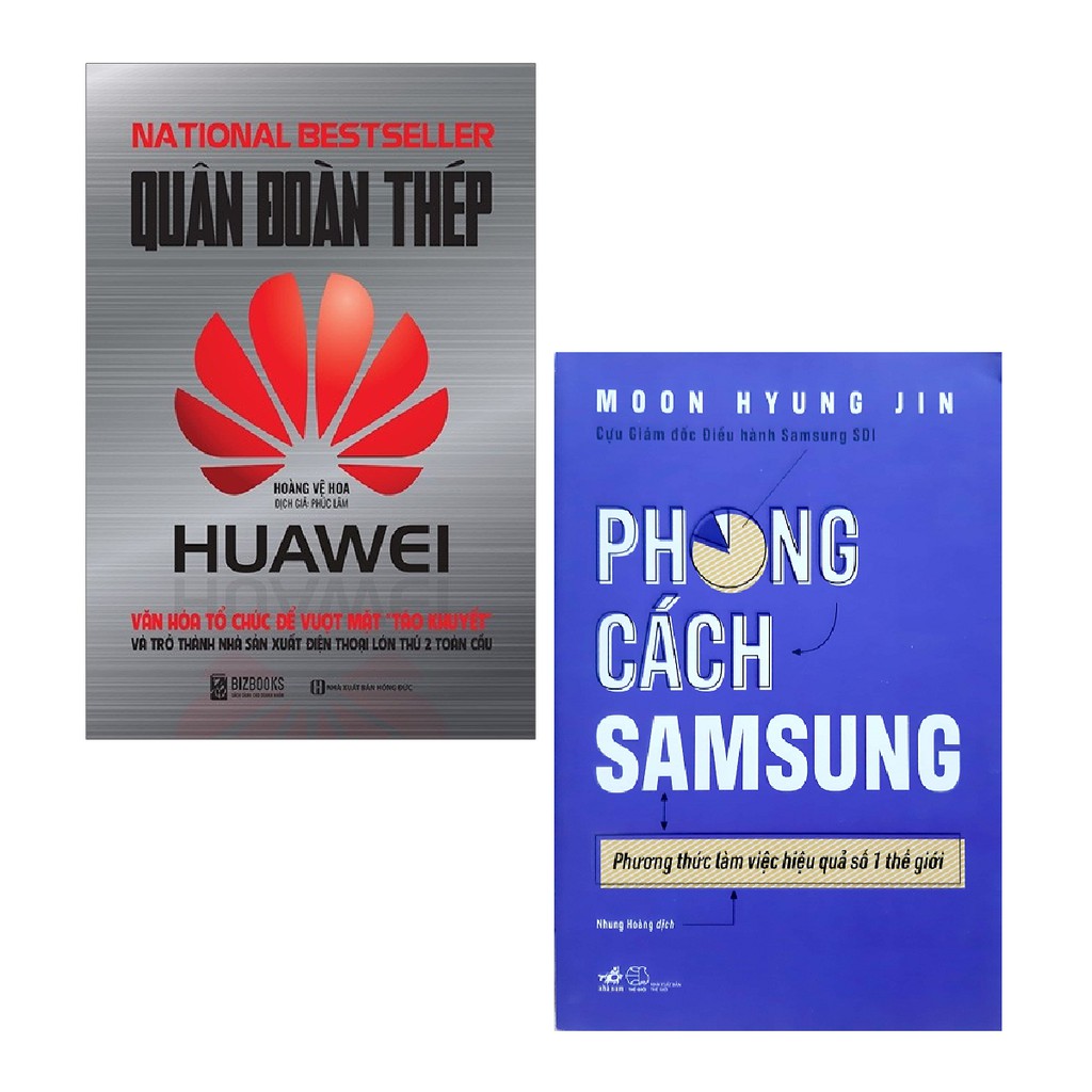 Sách - Combo Quân Đoàn Thép Huawei + Phong Cách Samsung - Phương Thức Làm Việc ( 2 cuốn )