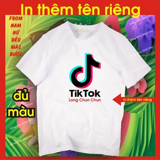 áo thun tik tok,in tên riêng, chất đẹp, bao đổi trả,áo phông tiktok, đủ màu,in thêm tên riêng.
