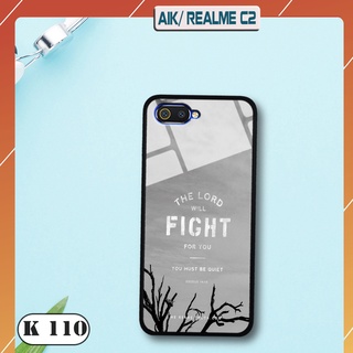 Ốp lưng kính cường lực điện thoại REALME C2