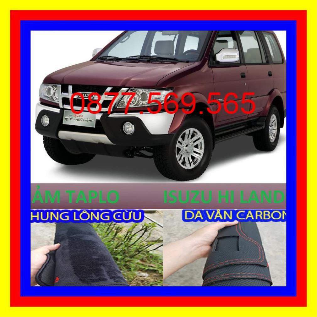 CAO CẤP- ISUZU HILANDER-ĐỦ CÁC NĂM-NHUNG LÔNG CỪU-DA VÂN CARBON