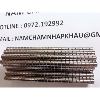 50 viên nam châm viên trắng 5x3mm - ncv5x3