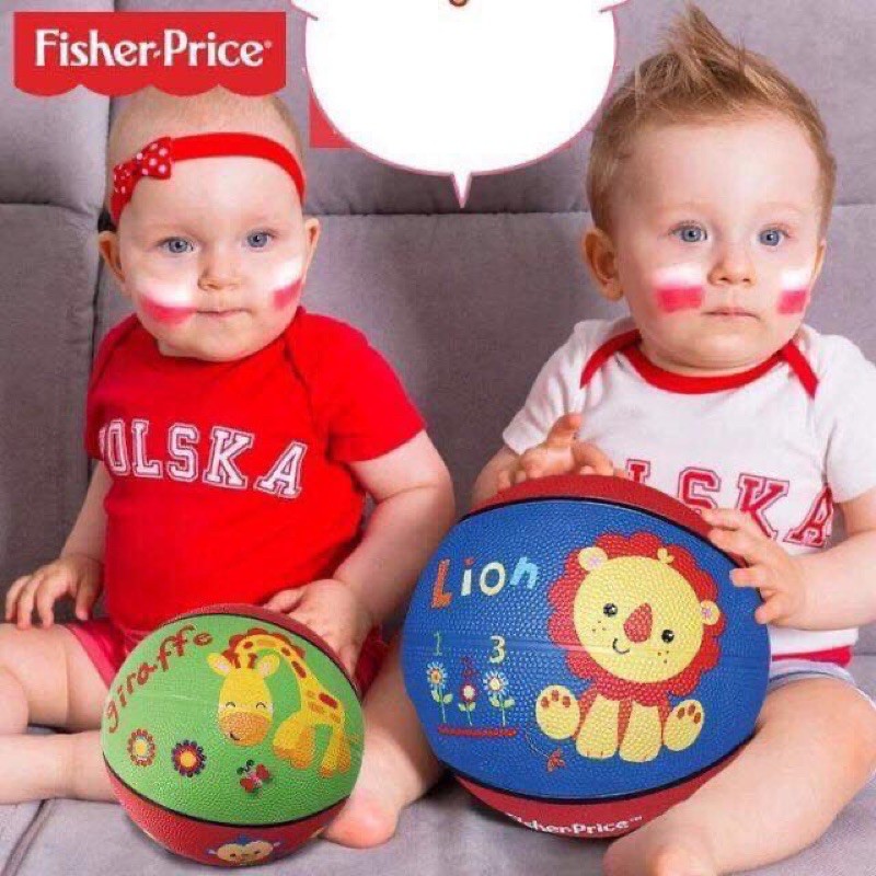 Kids_mart:Bóng nhám Fisher price bền, đẹp, cho bé vận động