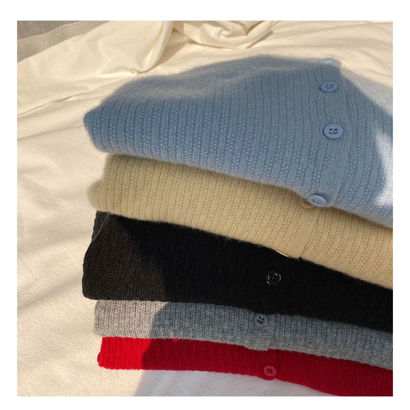 Áo Khoác Cardigan Dệt Kim Dáng Rộng Phong Cách Retro | BigBuy360 - bigbuy360.vn