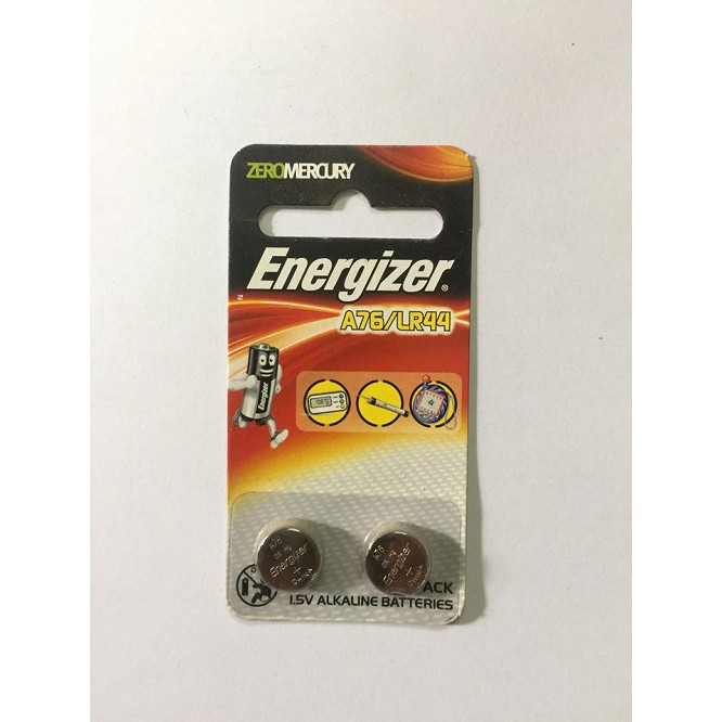 Pin A76 Energizer LR44 AG13 vỉ 2 viên