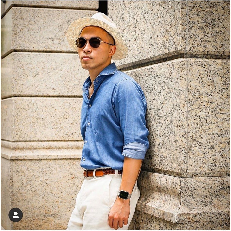 Áo sơ mi denim xuất Nhật