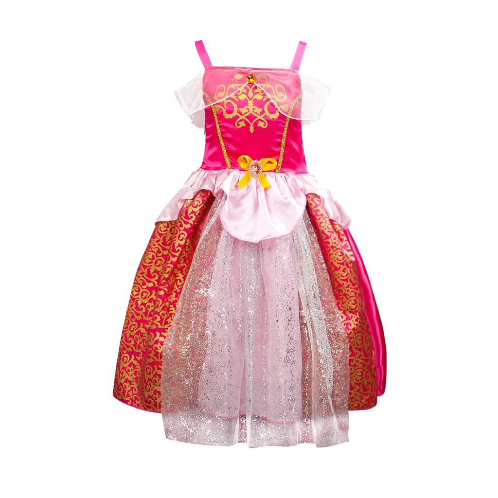Đầm hóa trang công chúa bạch tuyết Cinderella Rapunzel Sofia dự tiệc dành cho bé gái