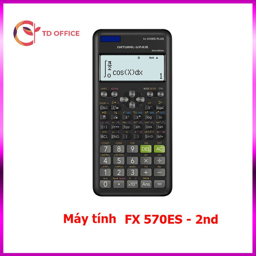 Máy tính cầm tay học sinh FX 570ES Plus 2nd Editon - máy tính giá rẻ fx 570es plus 2nd
