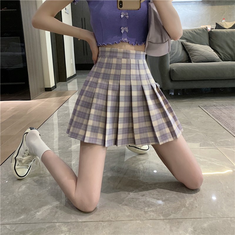 Chân Váy Ngắn Sọc Ca Rô Thời Trang Nữ Tính | BigBuy360 - bigbuy360.vn