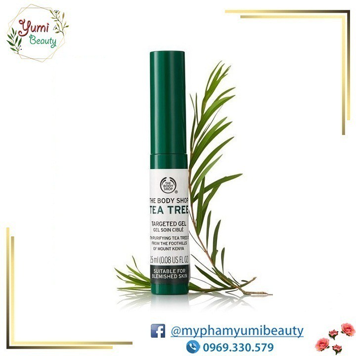 Gel chấm mụn The Body Shop Tea Tree Targeted Gel