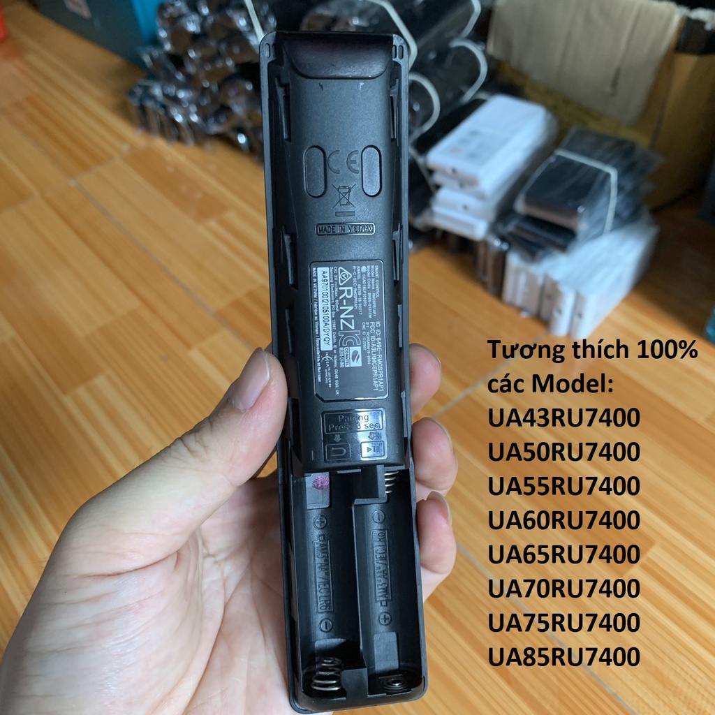Điều khiển tivi Samsung chính hãng có giọng nói các dòng Smart tv 4k 43inh đến 75inh UA43RU7400 UA65RU7400 UA55RU7400