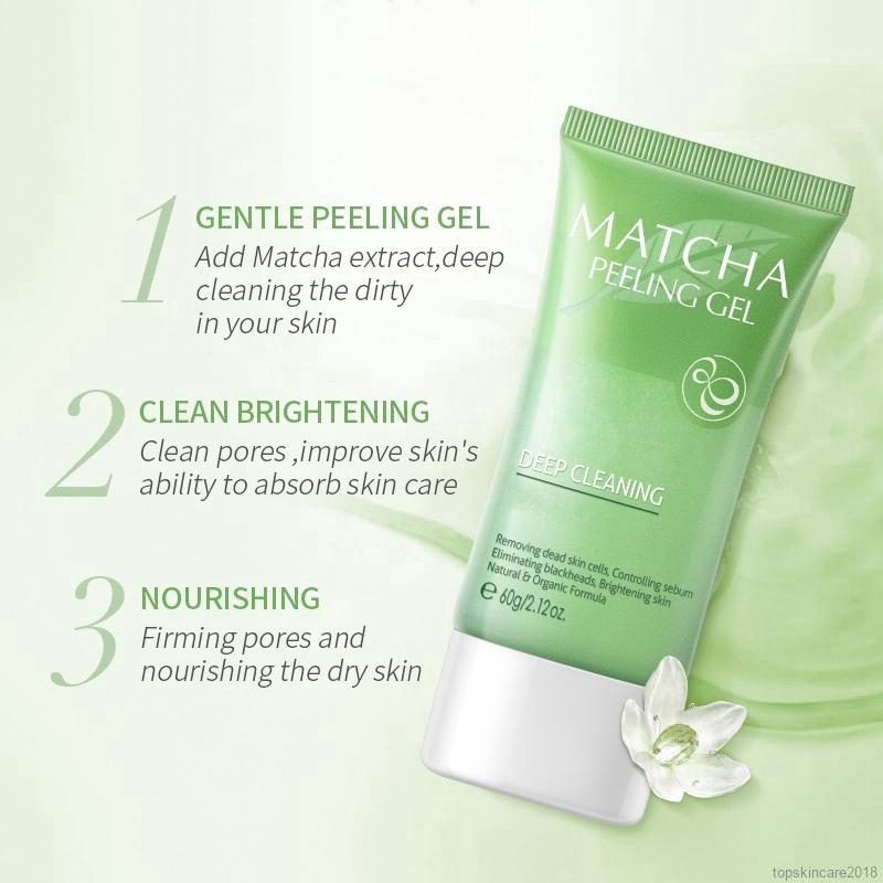 Gel matcha tẩy tế bào chết dương ẩm thu nhỏ lỗ chân lông làm mềm độc đáo