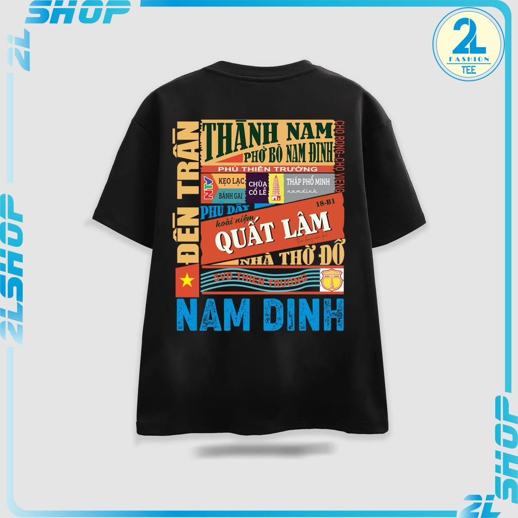 Áo thun local brand tỉnh Nam Định ,áo phông nam nữ form rộng unisex
