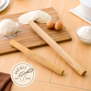 Cán lăn bột gỗ 28cm