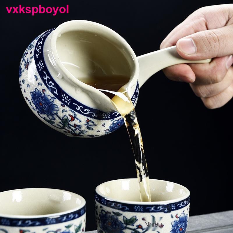 đồ ănVạn Khánh Hưng phong cách Trung Quốc sáng tạo lười biếng cối xay đá Bộ ấm trà Kungfu chống bỏng gia đình cổ