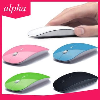 chuột không dây Chuột Quang Không Dây Siêu Mỏng Màu Kẹo 2.4g Tiện Dụng Chuột máy tính