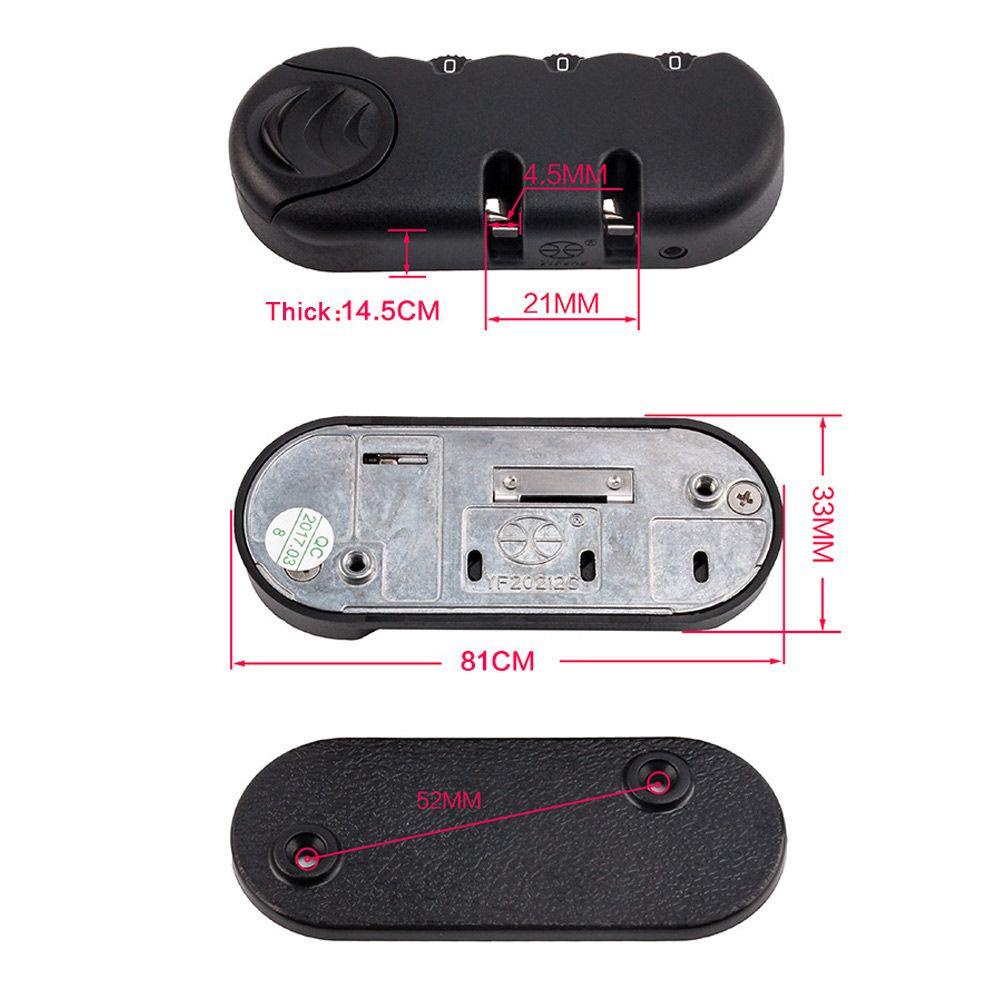 2 Ổ Khóa Hành Lý 2 Tầng Bảo Vệ An Toàn
