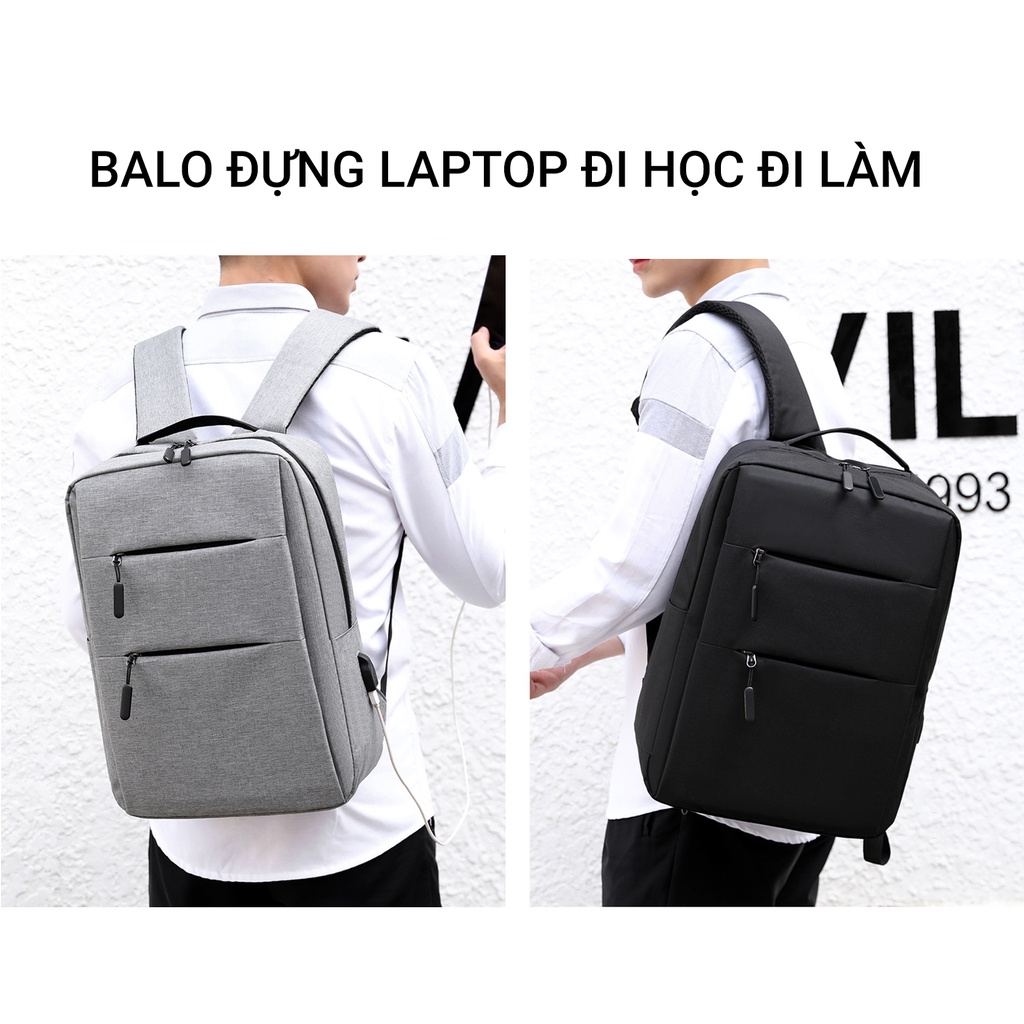 Balo Laptop Thời Trang Cao Cấp Đi Làm Đi Học Đựng Vừa Túi Chống Sốc Tới 15.6 inch