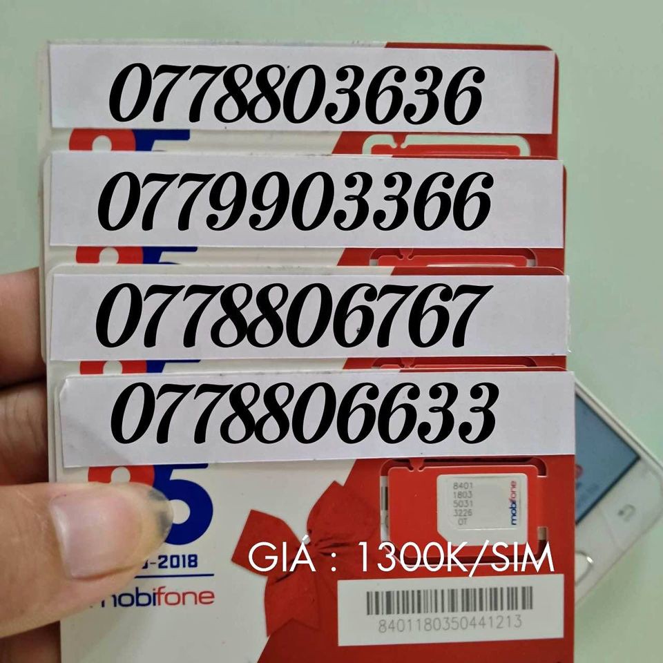 Sim số đẹp Mobifone giá rẻ từ 100k – 500k