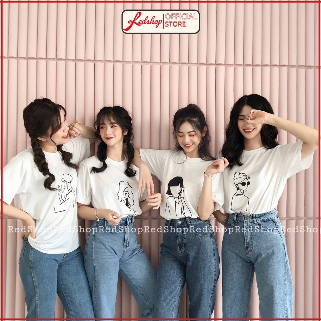 Áo thun Nữ đi chơi đi học thời trang Hàn Quốc Red Shop