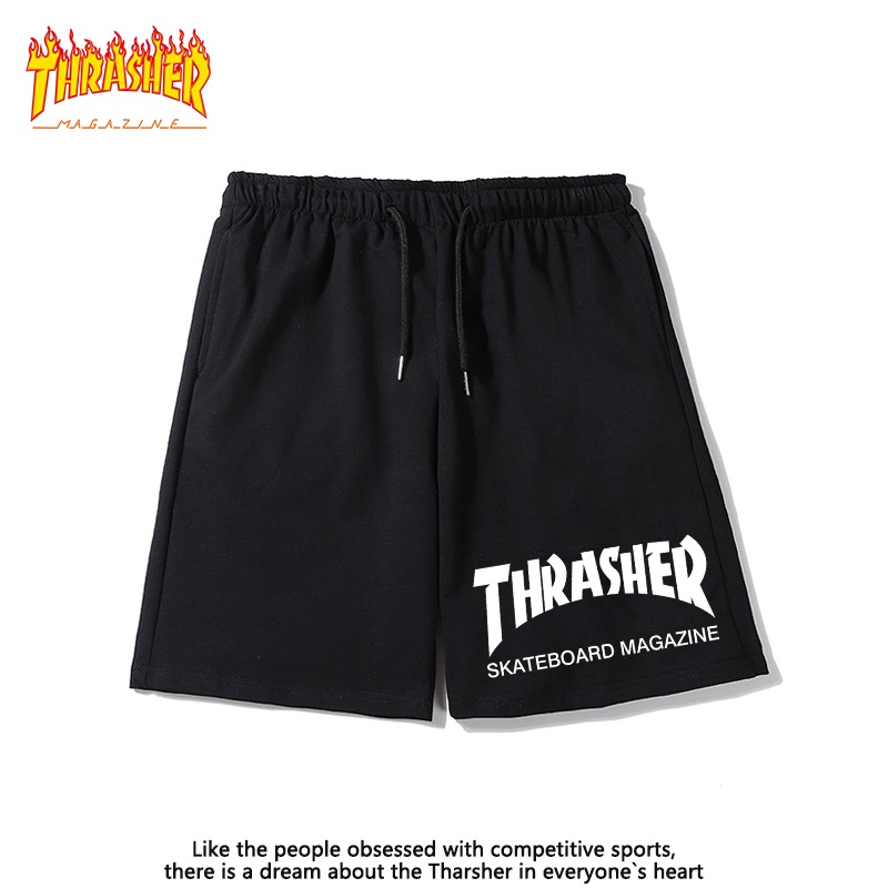 Quần Short Đa Năng In Chữ Logo Mặt Trước Cổ Điển Thời Trang Mùa Hè