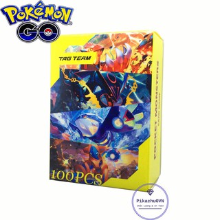 Bộ Thẻ Bài Pokemon TCG 100 Thẻ Bài 100O （100TAG TEAM Tag Team GX MEGA EX Sưu Tập, Chơi Đối Kháng New Đẹp