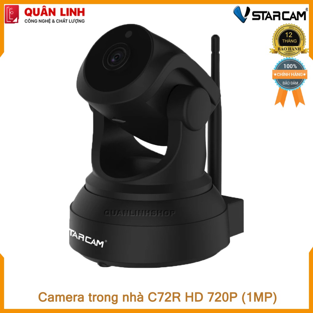 Camera giám sát Wifi IP hồng ngoại ban đêm Vstarcam C72R HD 720P (1MP)