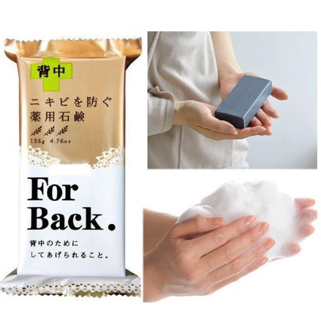 Xà Phòng Tắm Ngăn Ngừa và Làm Giảm Mụn Lưng Pelican For Back Soap Bar 135g