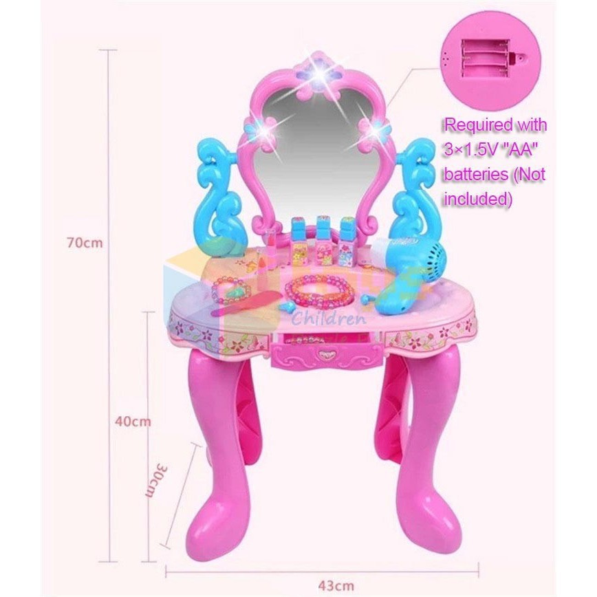 Bộ bàn trang điểm cỡ lớn cho bé xinh