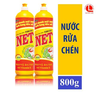 Nước rửa chén NET đậm đặc hương chanh 400gr