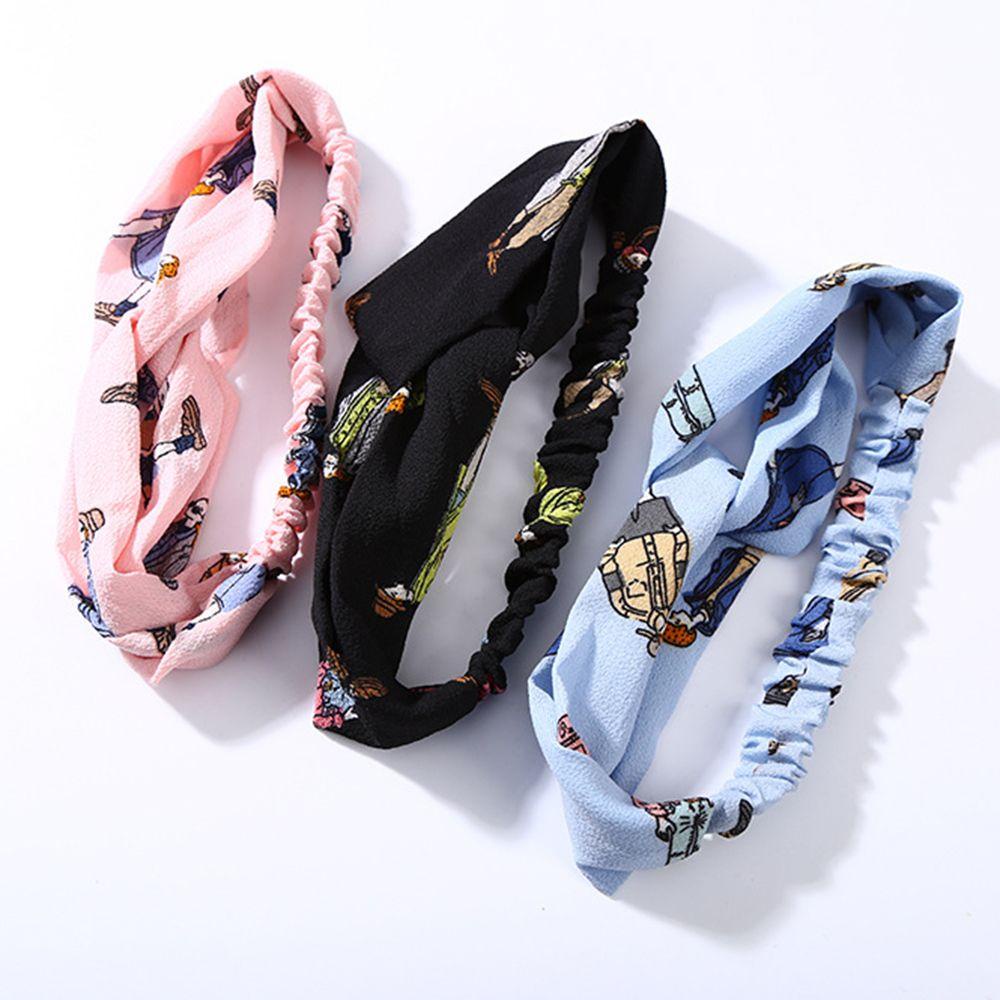 Khăn Turban Thắt Nút Họa Tiết Hoa Phong Cách Hàn Quốc Thời Trang Cho Nữ