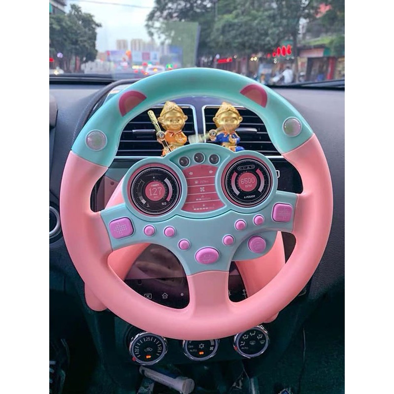 Đồ chơi vô lăng xe hơi có nhạc ngộ nghĩnh xinh xắn cho bé