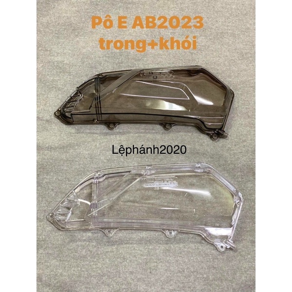 Ốp Pô E AB 160/125 AirBlade 2022-2023 Đời Mới Đen khói &amp; Trong Suốt