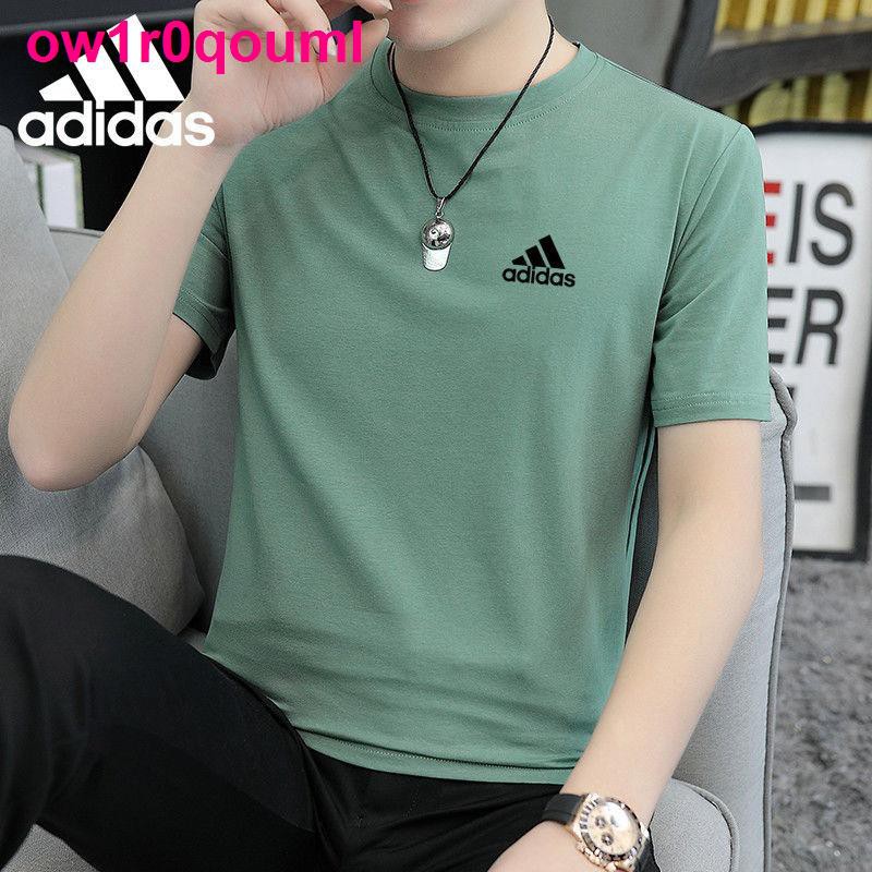 Adidas T-shirt man choli summer cotton loose half sleeve shirt render unlined upper garment trend, big yards men s