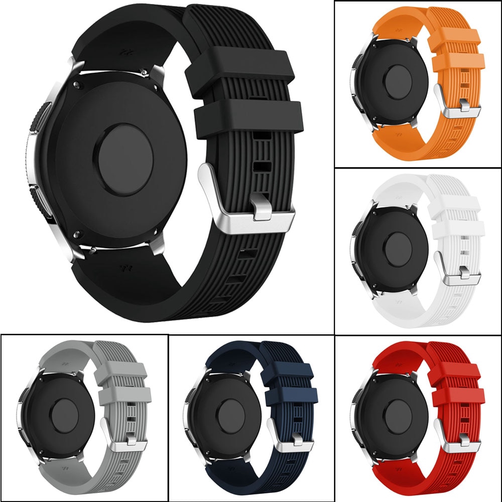 Dây đeo thay thế bằng silicon mềm trơn màu 22mm cho Xiaomi Huami Amazfit GTR 47mm