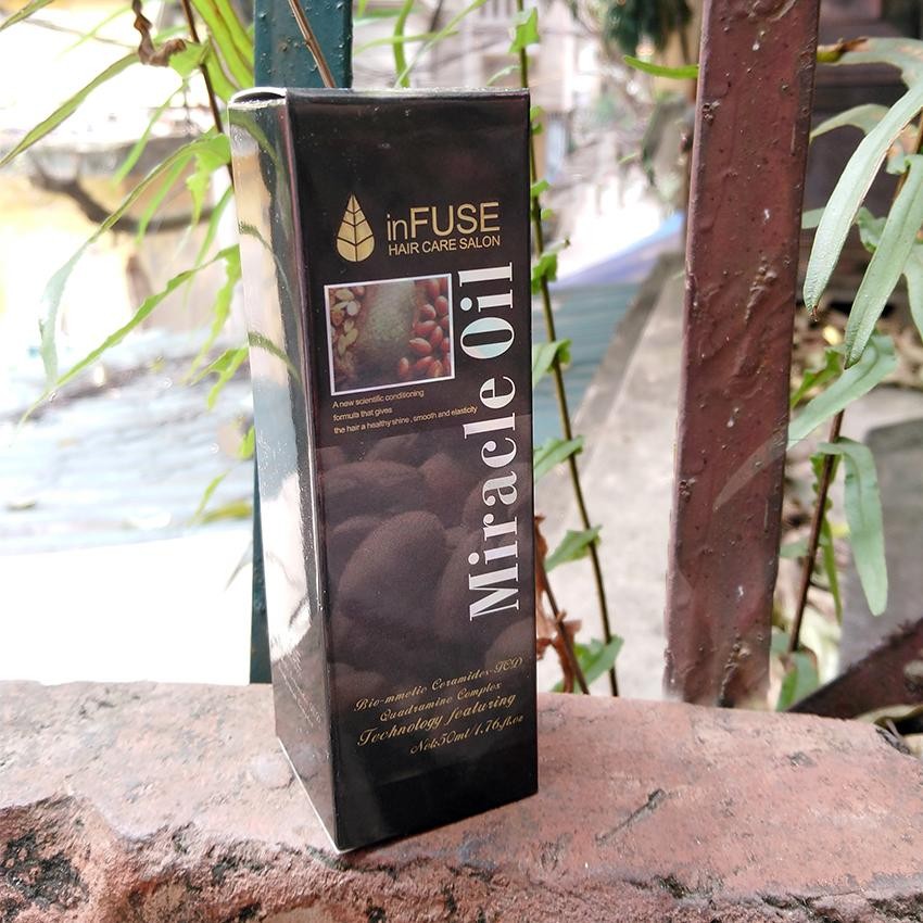 Tinh dầu dưỡng tóc cà phê MIRACLE OIL 50ml[Drop3] | BigBuy360 - bigbuy360.vn