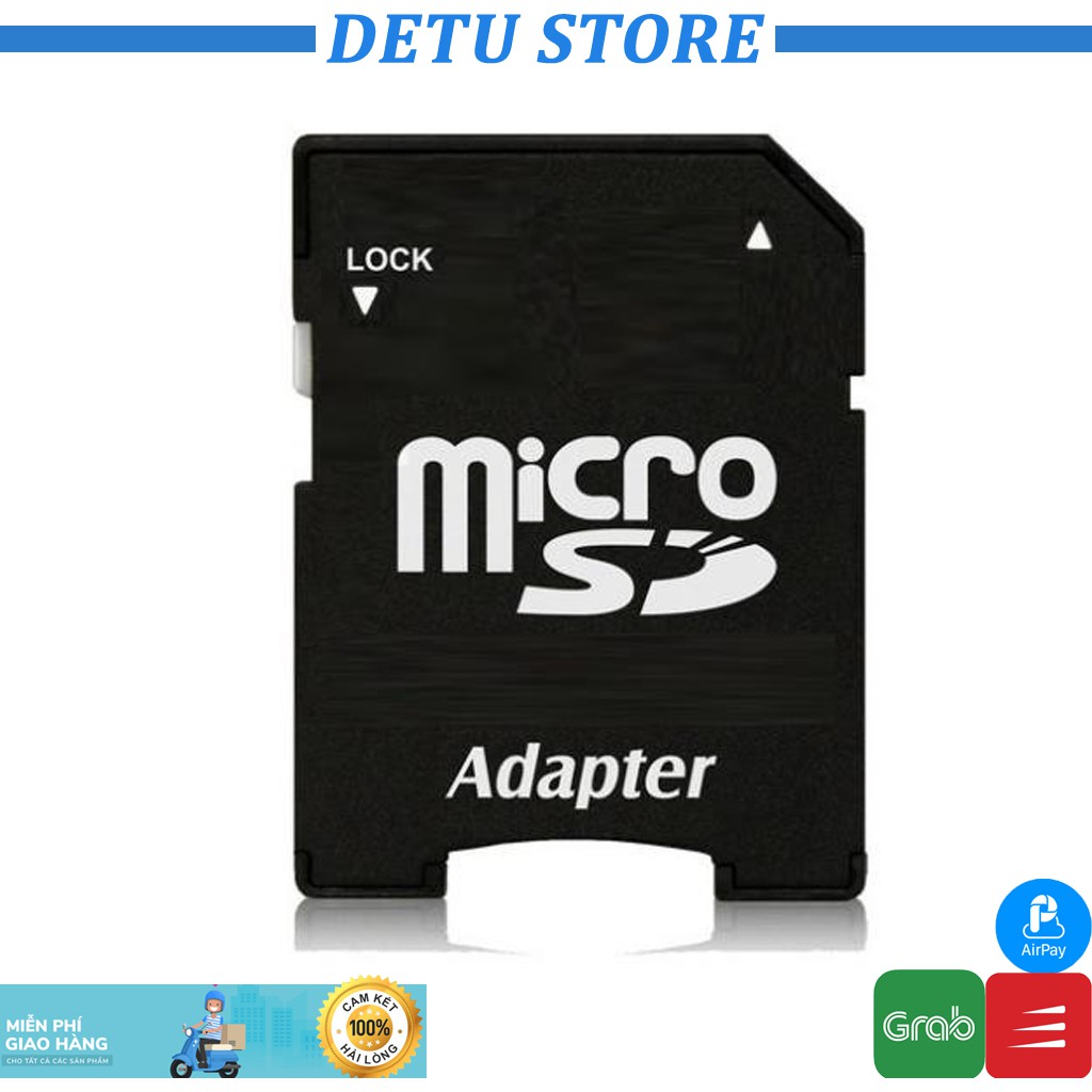 CHÍNH HÃNG  Adapter thẻ nhớ chuyển đổi thẻ nhớ Micro SD (TF) sang SD - Dùng cho máy ảnh Laptop, CAMERA