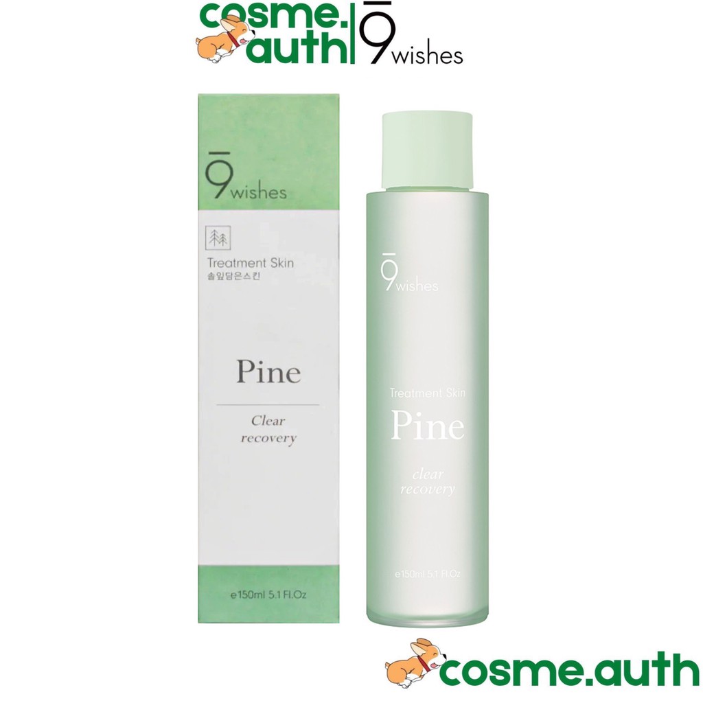 Nước Hoa Hồng 9 Wishes - 9Wishes Pine Treatment Skin Clear Recovery 150ml