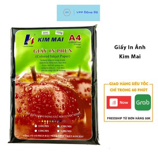 Giấy In Phun Bóng A4 135G - Giấy In Ảnh Kim Mai