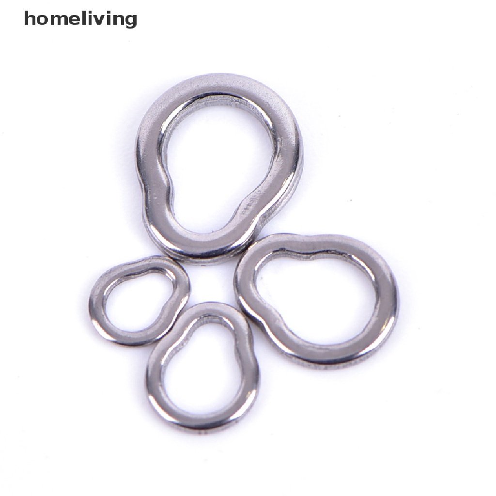 10 Vòng câu cá bằng thép không gỉ liền mạch